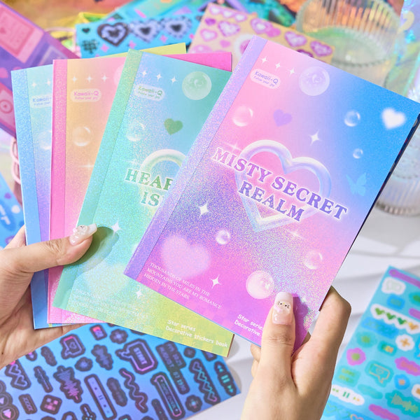 Deco sticker book - Heartbeat Island