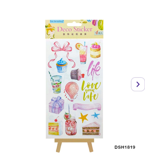 Deco washi peel off stickers - Celebrations