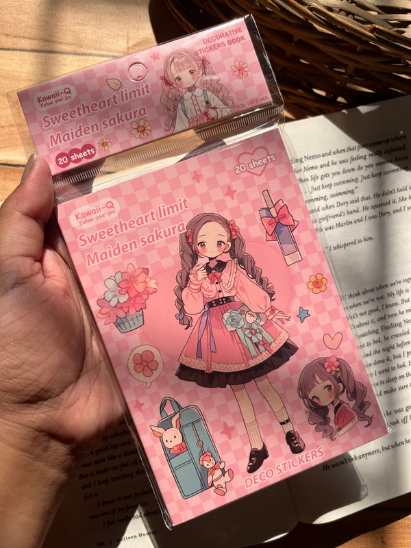 Kawaii girl sticker book - variant 03