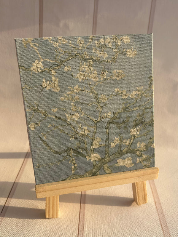 Van Gogh Painted Canvas - Almond Blossom