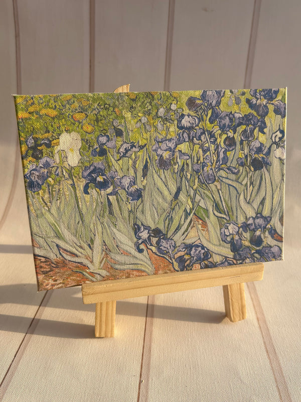 Van Gogh Painted Canvas - Irises