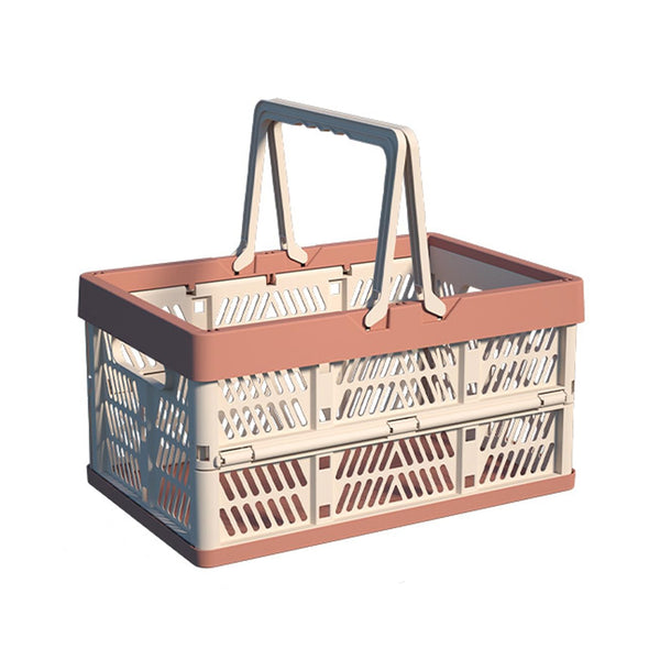 Folding Storage Basket with Handle - variant 03